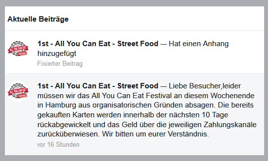 1st, All you can eat, Food Truck Festival, 2019, Bergedorf, Hamburg, Absage, Frascatiplatz, News, Nachrichten