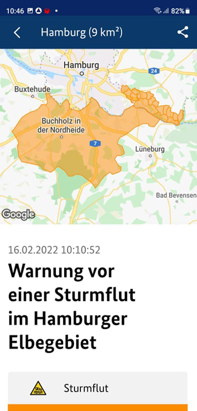 Unwetter, Hamburg, Warn-Apps, Hamburg, Feuerwehr, Warnungen, News, Hamburg-Speicherstadt, NINA